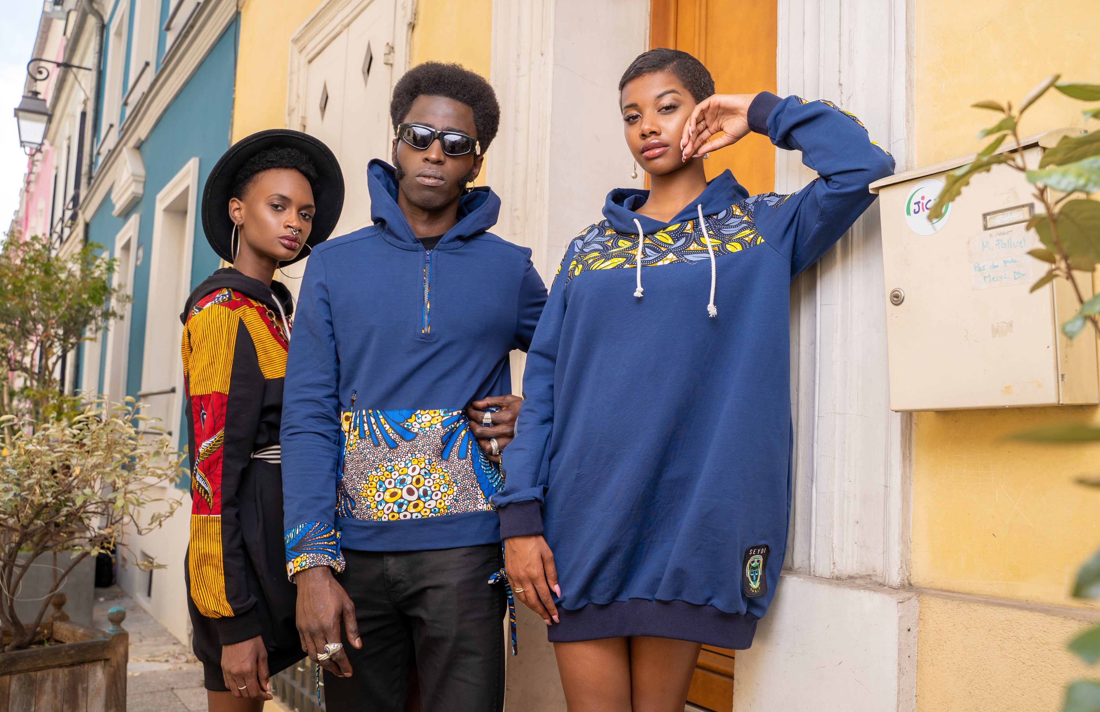 Clark fulani et justine en sweat